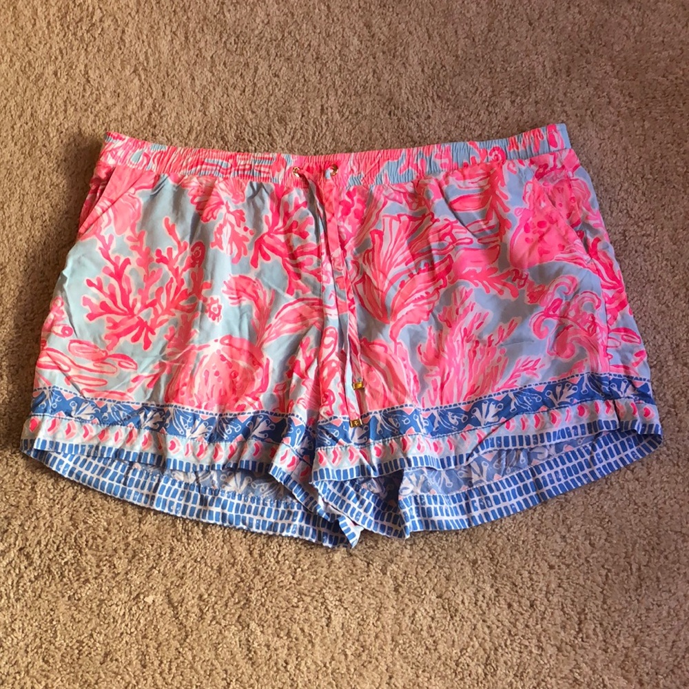 Lilly Pulitzer Katia Elastic Waist Drawstring Shorts